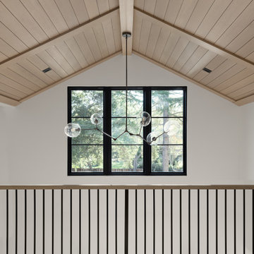 Warm Modern Vaulted Ceiling