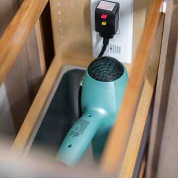 Bathroom Vanity In-Drawer Outlets