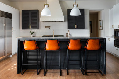 Kitchen - coastal kitchen idea in Seattle