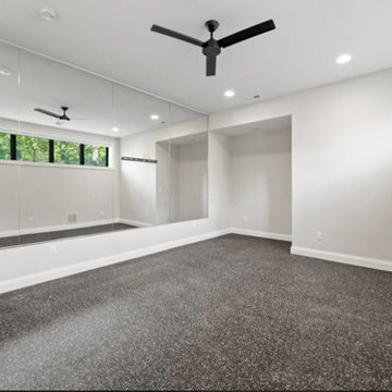 Mason New Home Lower Level Exercise Room