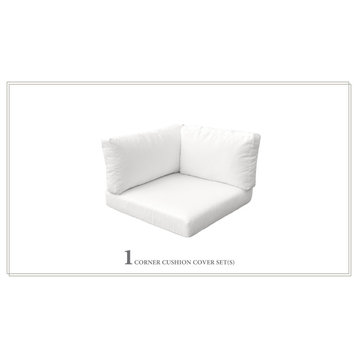 4" Cushions for Corner Chairs, White