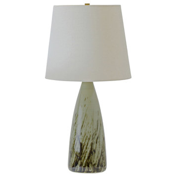 Scatchard 25.5" table lamp in decorated celadon