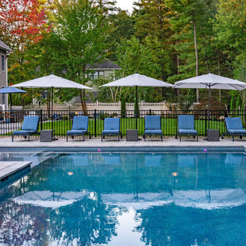 North Reading Backyard Pool Oasis