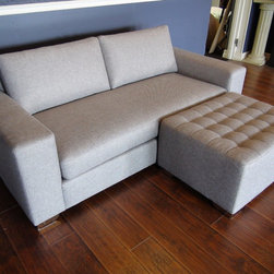 Love Seat w/ Ottoman - Sofas