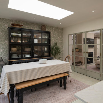 Our Brand New OB-36⁺ Soho Bifold paired with our OI-30 Internal Door