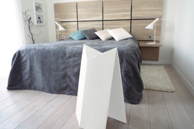 Idée de décoration pour une chambre design.