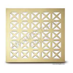 Architectural Grille - PERFORATED GRILLE: #206 - MALTESE - Registers Grilles And Vents