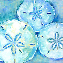 Sand Dollar Blues -Sold - Paintings