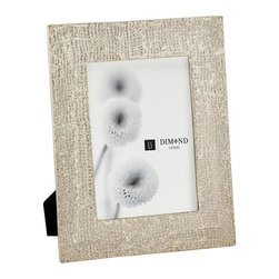 Ripple Texture 1-Opening 5 in. x 7 in. Silver Plated Picture Frame - Picture Frames