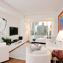 Lounges With White Linen Covers