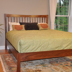 Walnut bed - Beds