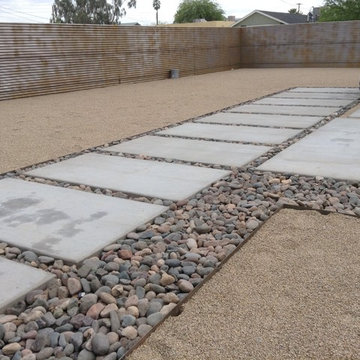 Contemporary Concrete Stepping Stones