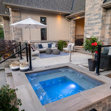 A Multilevel Backyard Oasis