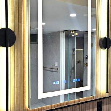 Modern Basement Spa Bathroom