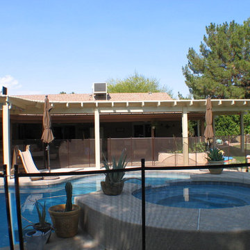 Family Home Backyard Patio Cover - After Photo