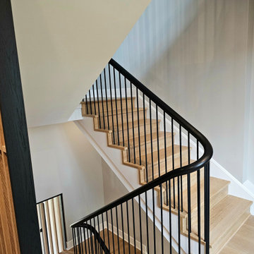 Project #115 | Staircase with Continuous Rail System Without Newels