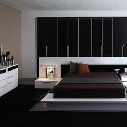 Modrest Impera Contemporary Lacquer Platform Bed - Platform Beds