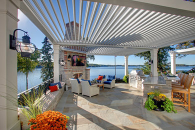 Beach style patio photo in Dallas