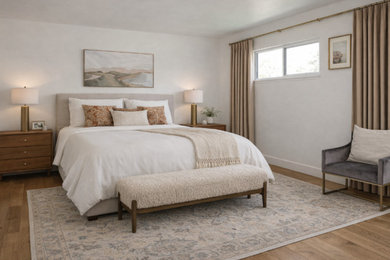 Example of an eclectic bedroom design in San Francisco