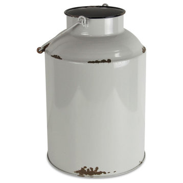 Lacquered Gray Jug With Handle