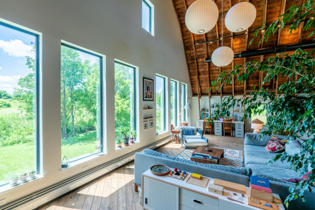Country Living Room by Franklin & Associates - Design/Build