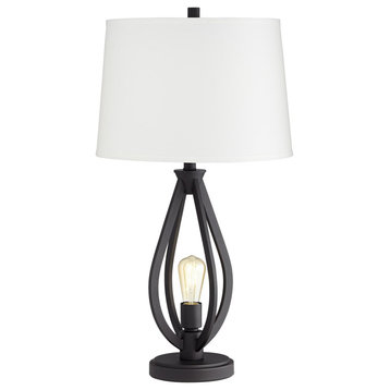Pacific Coast Verna 2-Light Table Lamp, Black