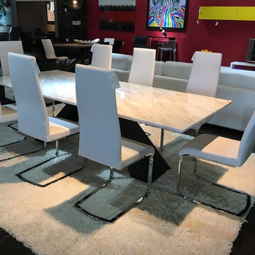 Moscow Dining Table & Becky Chairs