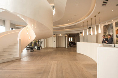 Inspiration for a medium sized contemporary entrance in London.