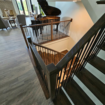 Project #109 | U-Shaped Stairs in Countryside Retreat