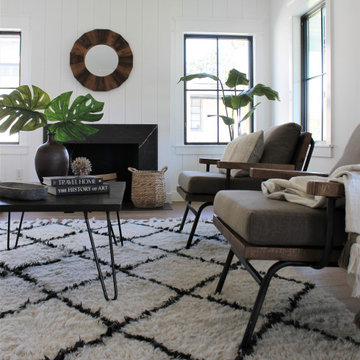 Beni Ourain Rug in Urban Farmhouse