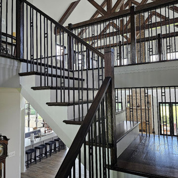 Project #109 | U-Shaped Stairs in Countryside Retreat