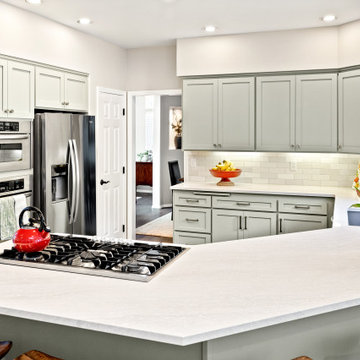 Fresh and Fabulous: Mint Green Kitchen Reface