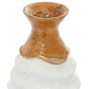 Coastal White Teak Wood Vase Set 37910