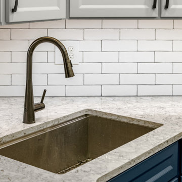Two-Tone Kitchen Remodel Done With Cabinet Refacing