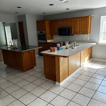 Outdated Kitchen and Living Room Remodel