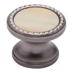 Windborne Studios - Classico Antique Nickel Round Knob 1.25" - Cabinet And Drawer Knobs