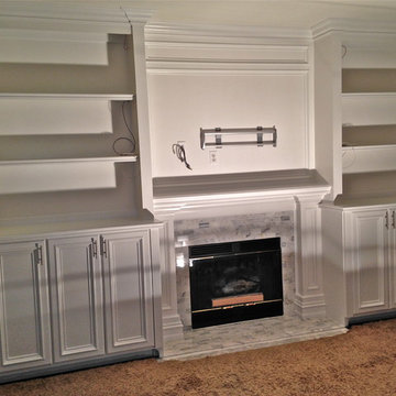 custom mantles and stone surrounds