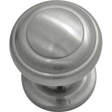 Belwith Hickory 1 In. Zephyr Satin Nickel Cabinet Knob P2286-SN Hardware