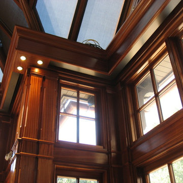 Main Line Conservatory (Fixed Solar Screens & Lutron Motorized Roller Shades)
