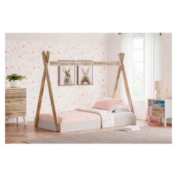Eb1221-121 Ashley Furniture Piperton Twin Tent Complete Bed In Box