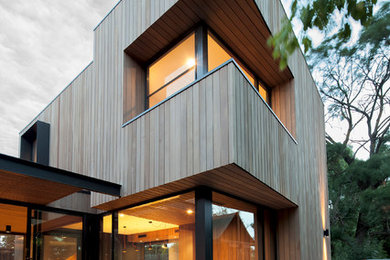 Inspiration for a contemporary exterior in Melbourne.