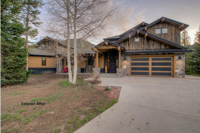 Inspiration for a timeless exterior home remodel in Denver