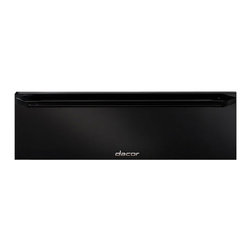 Dacor Epicure 27" Warming Drawer, Black Glass W/ Black Handle | ERWD27B - Warming Drawers