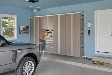 Example of a trendy garage design in Nashville