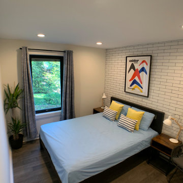 Garage Converted to Two-Story Accessory Dwelling Unit