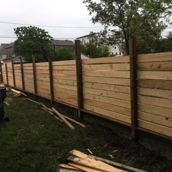 Wood Cottage Fence - Horizontal - Home Fencing And Gates