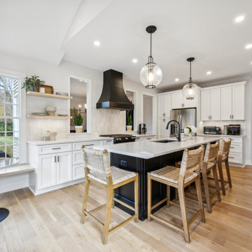 Black and White and Better All Over Kitchen