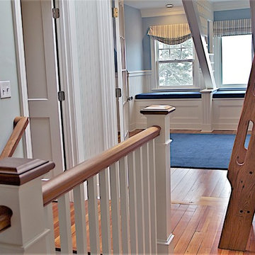 view into third floor bunkroom.