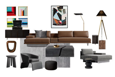 Example of a living room design in Chicago