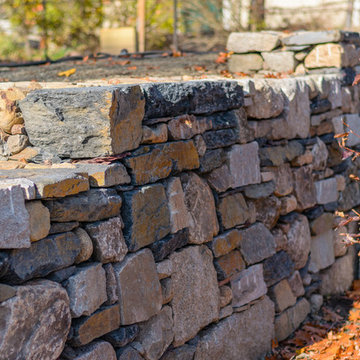Dry laid stone walls